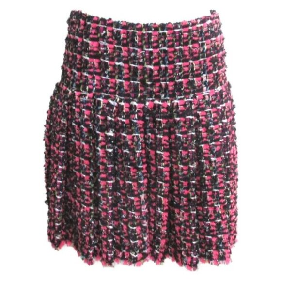 Chanel Pink Tweed Skirt - Picture 1 of 4